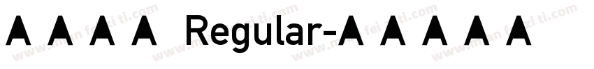 车牌字体 Regular字体转换